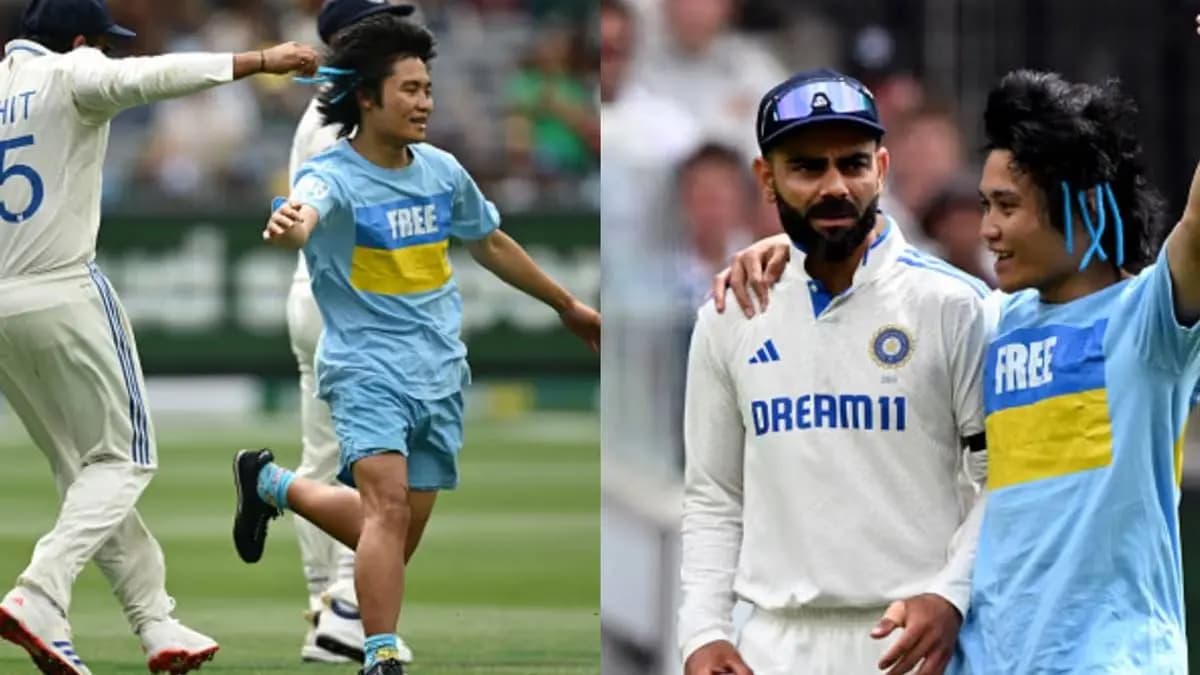 Fan invades field in MCG on Day 2 of Boxing Day Test spt