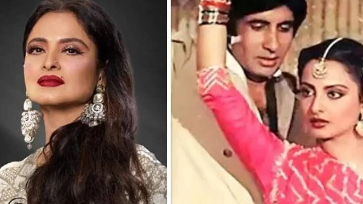 umrao jaan Actress Rekha Makes Rare Comment About Working With Amitabh Bachchan said how the actors presence make her performance easier in suhaag ent