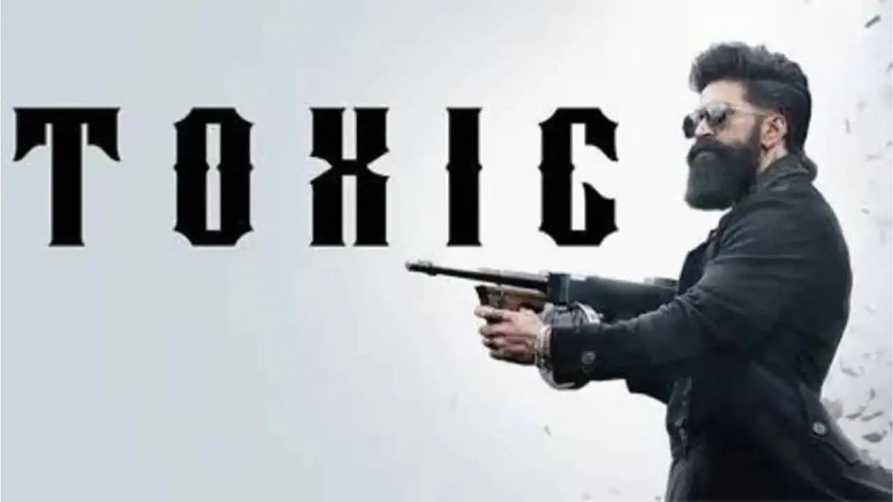 Yash in Toxic movie poster