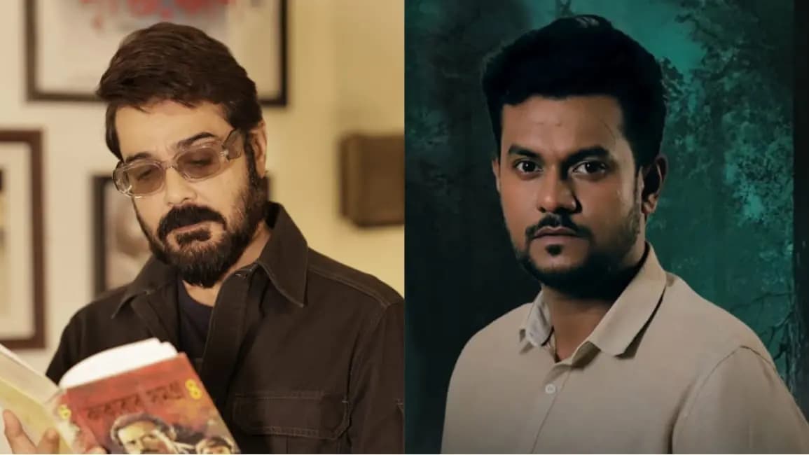 Actor Anujoy Chatterjee joins Prosenjit Chatterjee starring bengali movie vijaynagarer hirey breaking news 