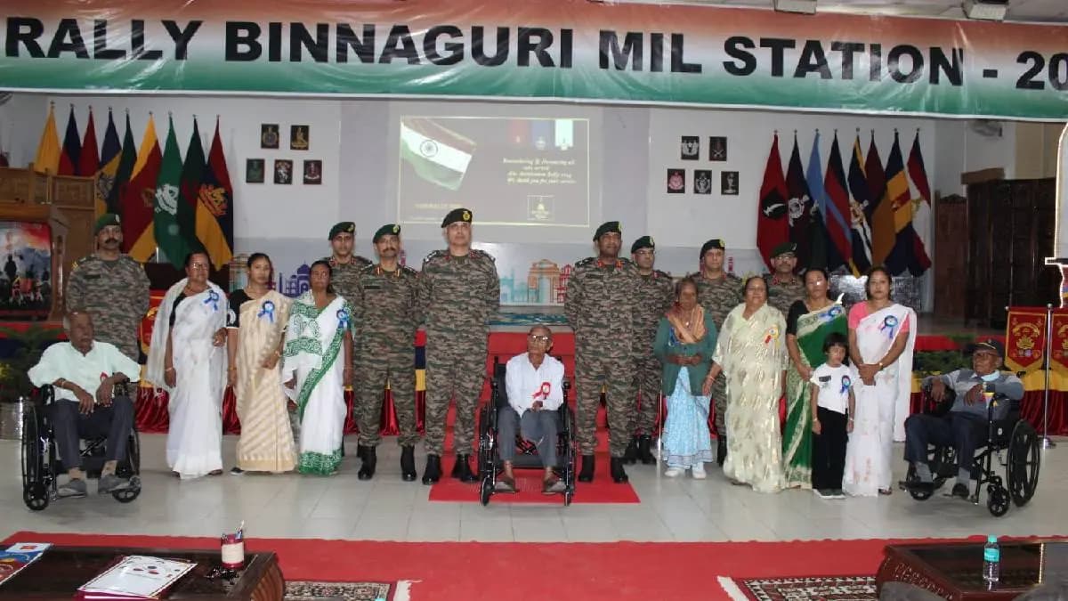 pension scheme launched for Ex-servicemen gathering at Binnaguri army camp gnr