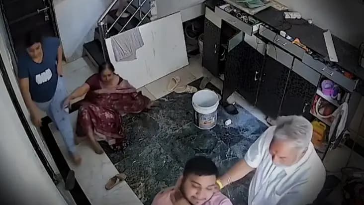 Woman Thrashed Mother In Law Husband Fears She Will Kill Them Like Muskan Rastogi