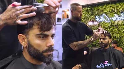 Virat Kohli gets a new hairdo ahead of boxing day test spt 