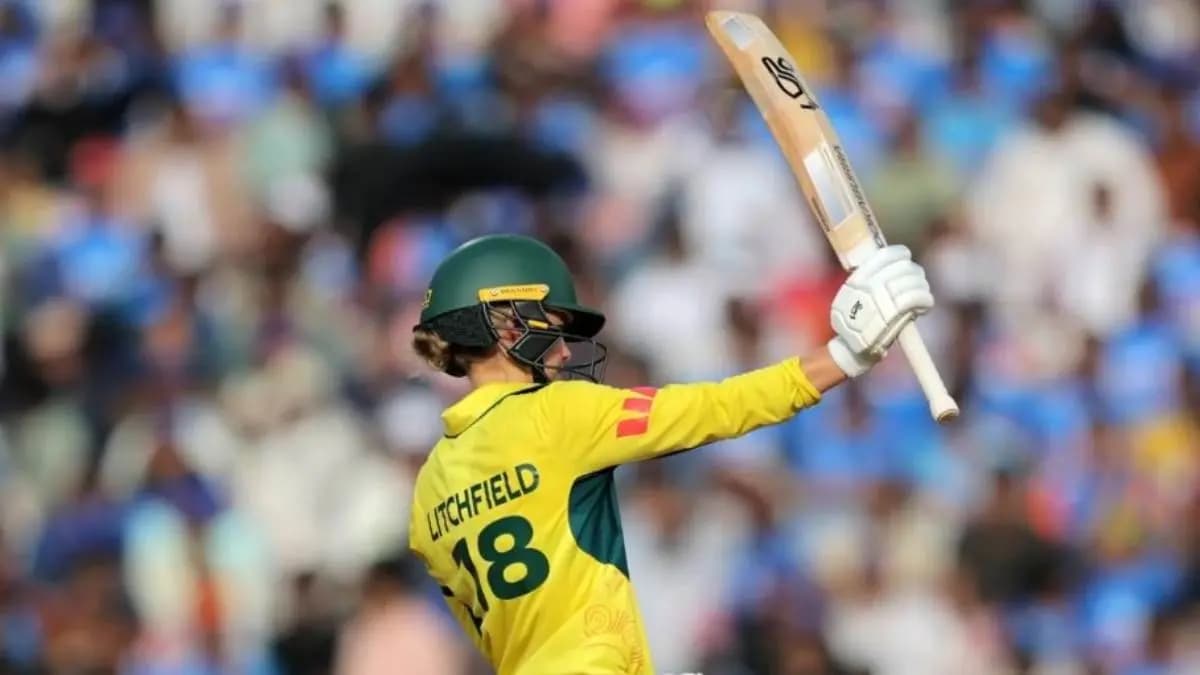 Australia put up huge score on the board against India in ICC Womens World Cup 2025