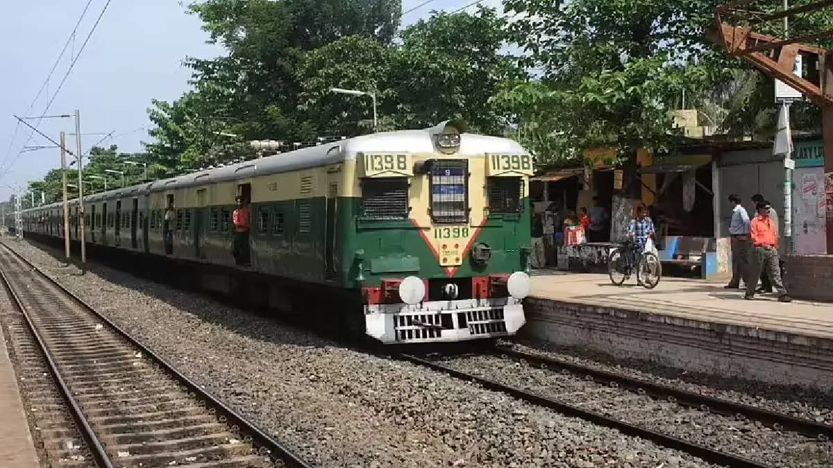 Special local train for kali puja
