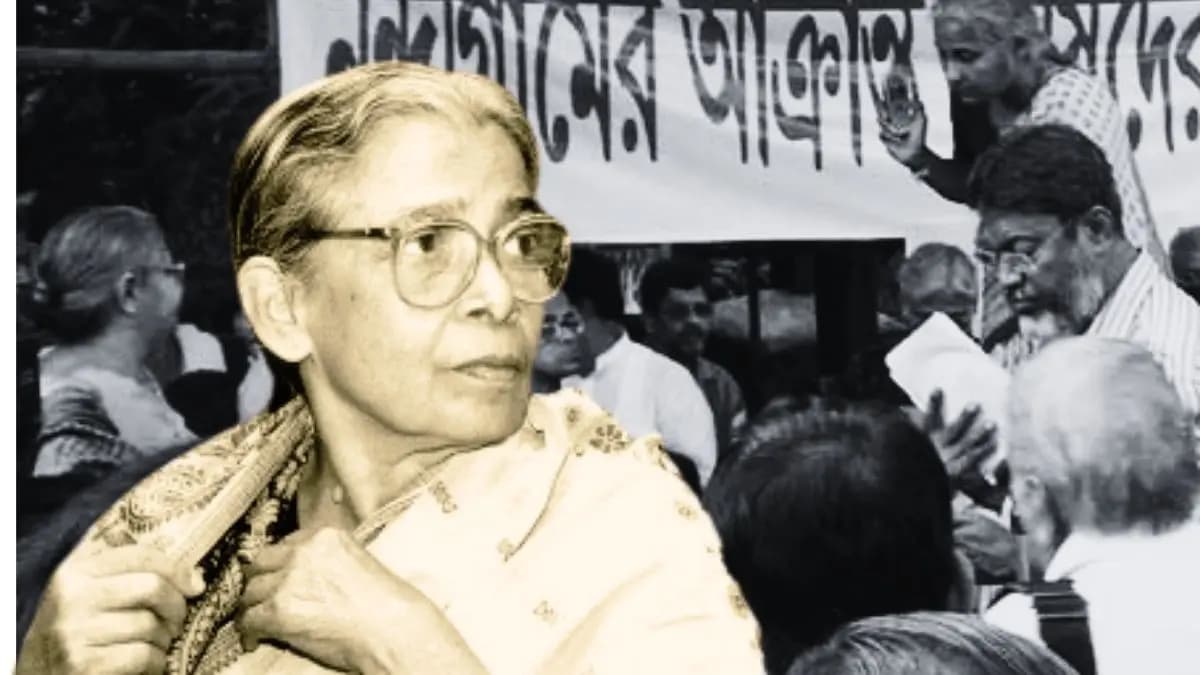 মহাশ্বেতা দেবী: নশ্বর জীবনেই পেয়েছিলেন অমরত্ব