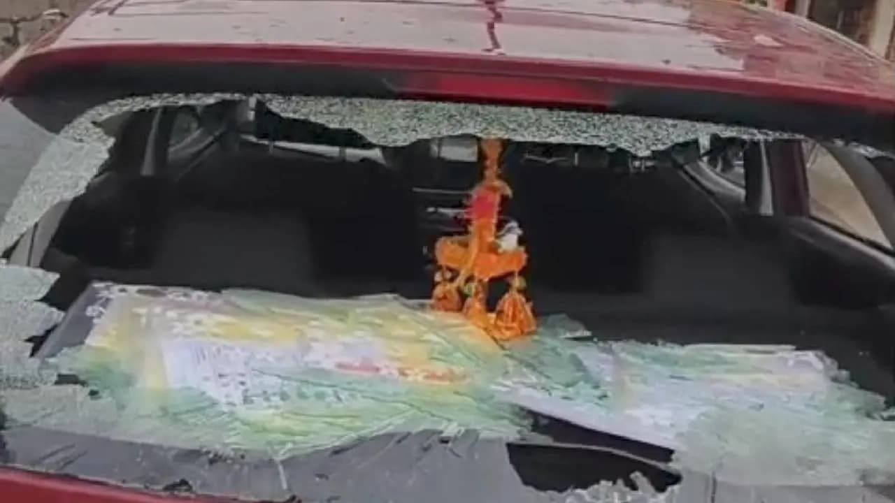 Bengal Elections 2026: Attack On BJP Candidate Bikash Sardar, His Car Vandalized 