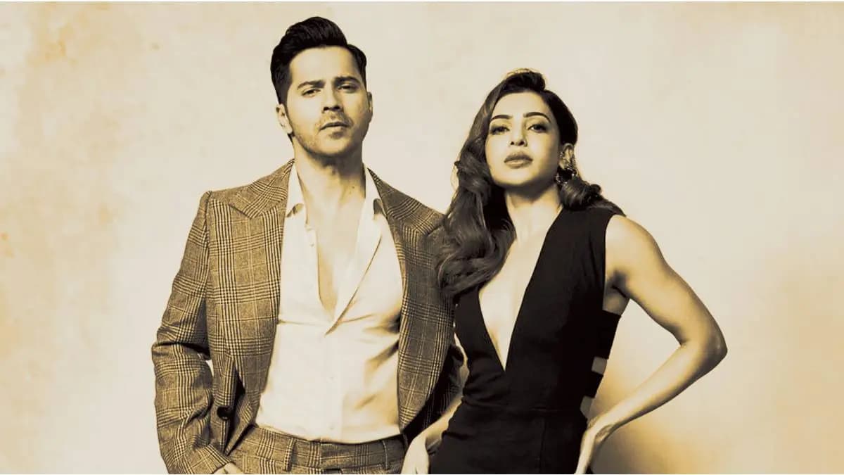 Citadel Honey Bunny web series actress Samatha Ruth Prabhu playfully calls out Varun Dhawan for checking out female co stars ENT 