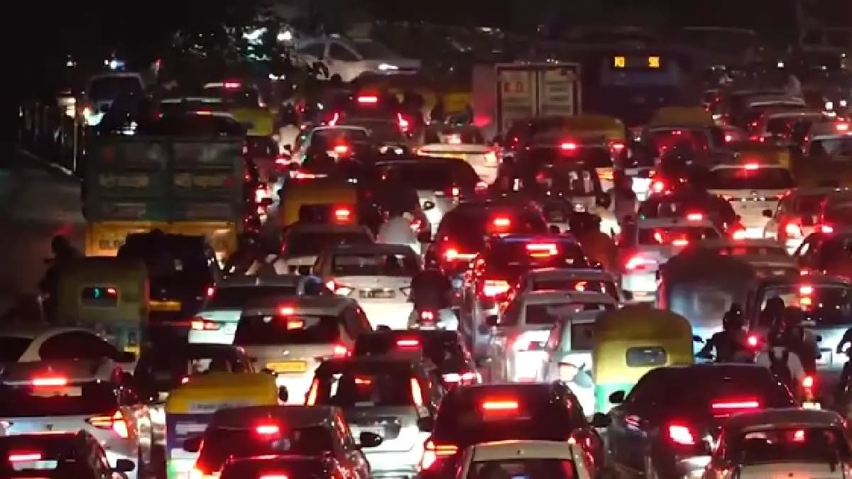 Delhi roads choked Google Maps seems to have gone on red mode for the city here why