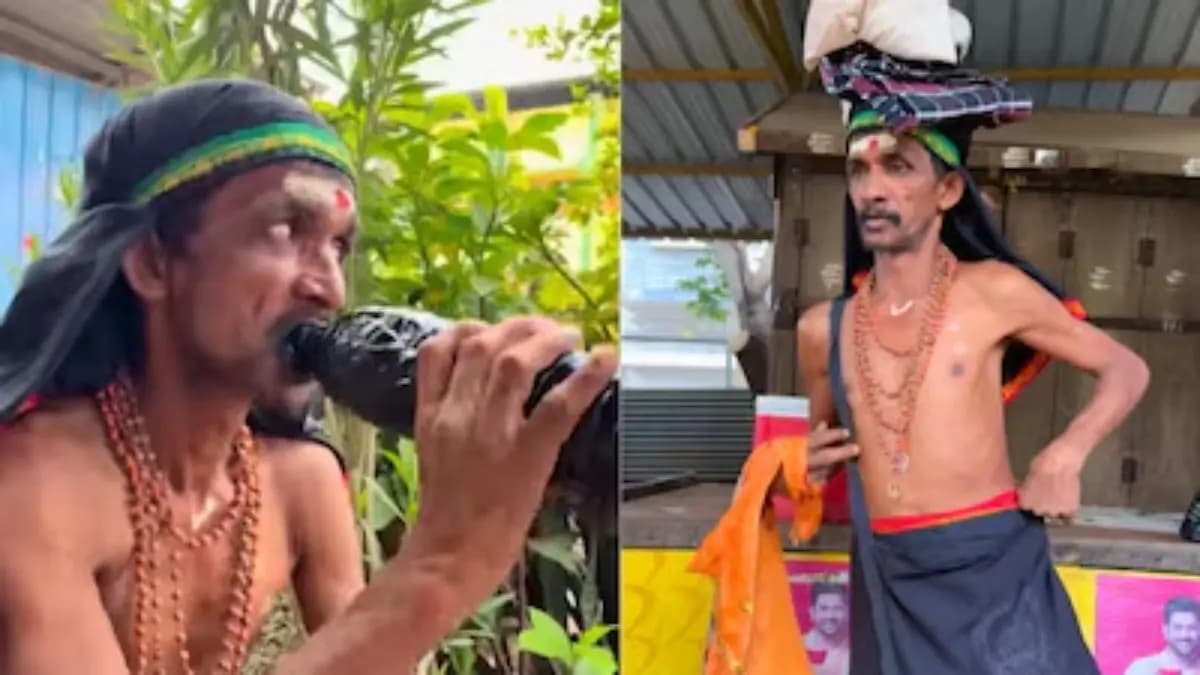 This Karnataka man drinks seven to eight litre engine oil daily to survive