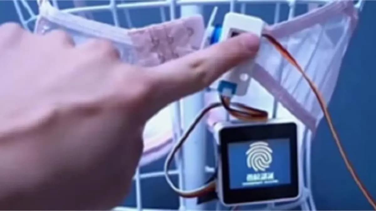 New invention in Japan now bra will open with fingerprint watch the video