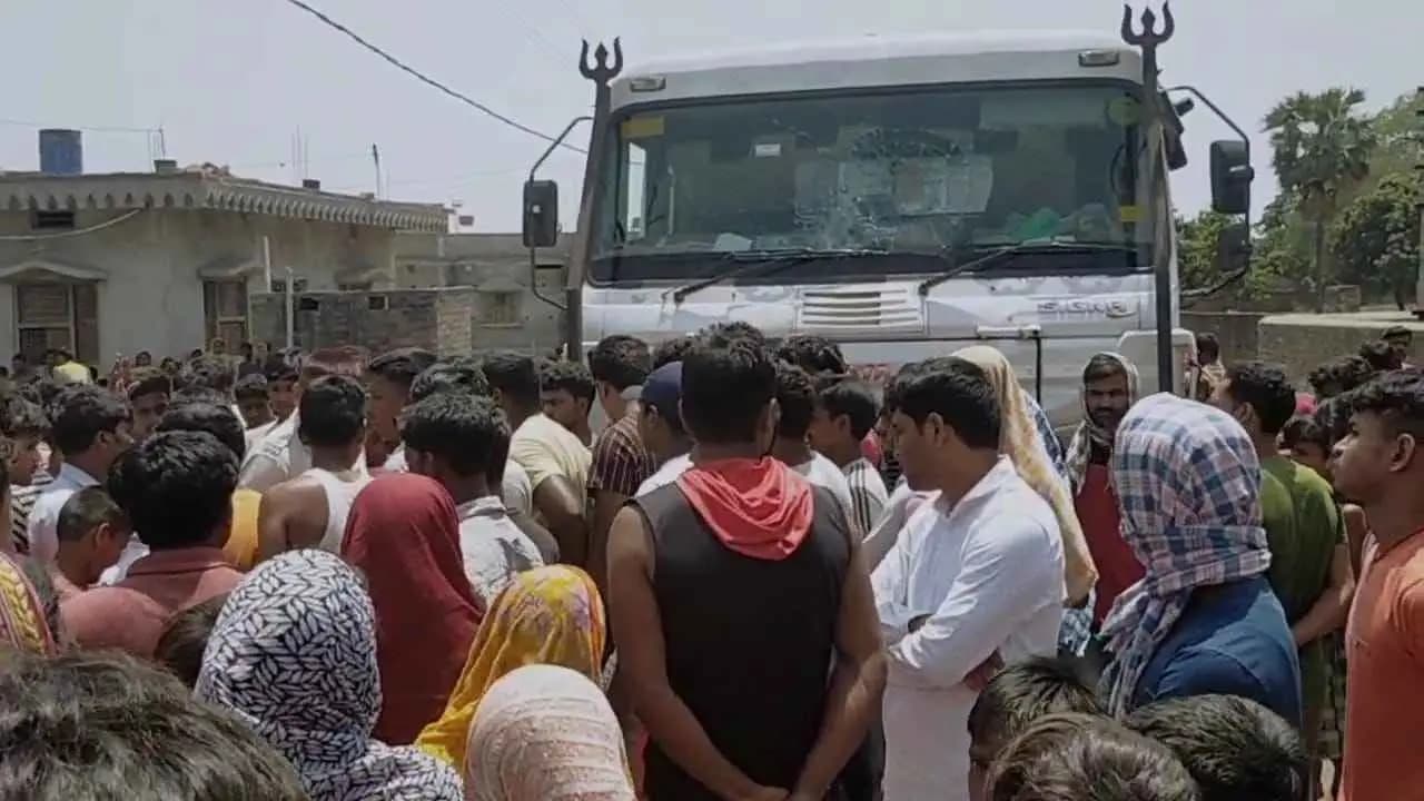 Student run over by a moving vehicle