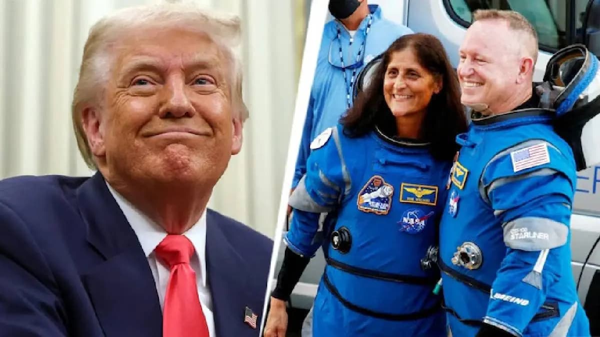 President Trump reaction on question about whether Sunita Williams will get overtime for staying in space for a long time