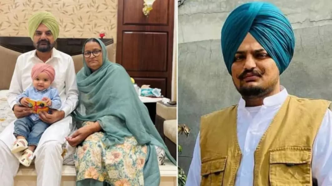 sidhu moosewalas parents reveal the face of his baby brother fans says the singer has returned ent