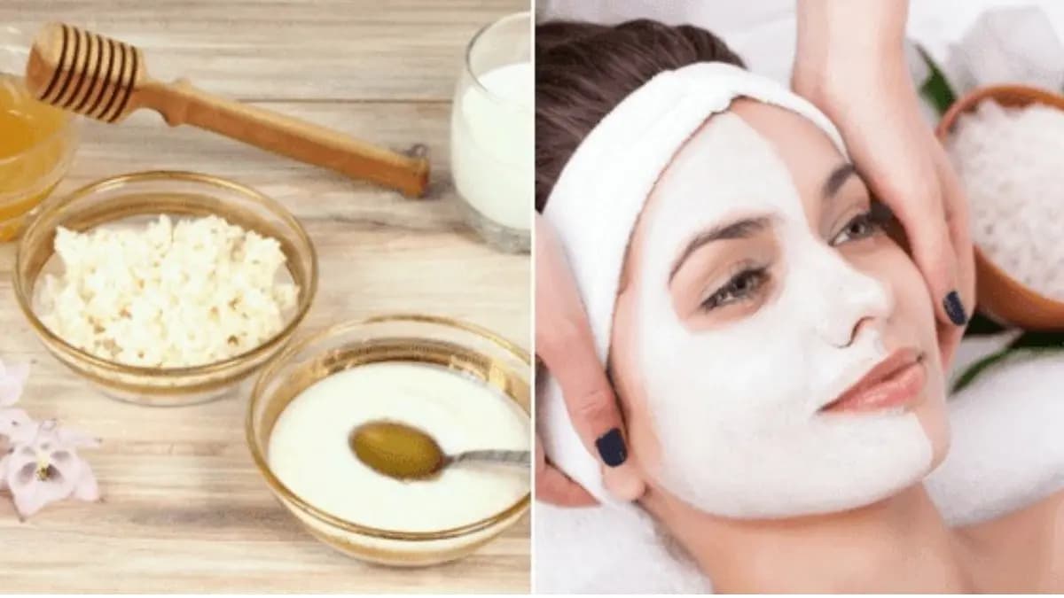 this rice flour face pack helps to bring glow on skin 