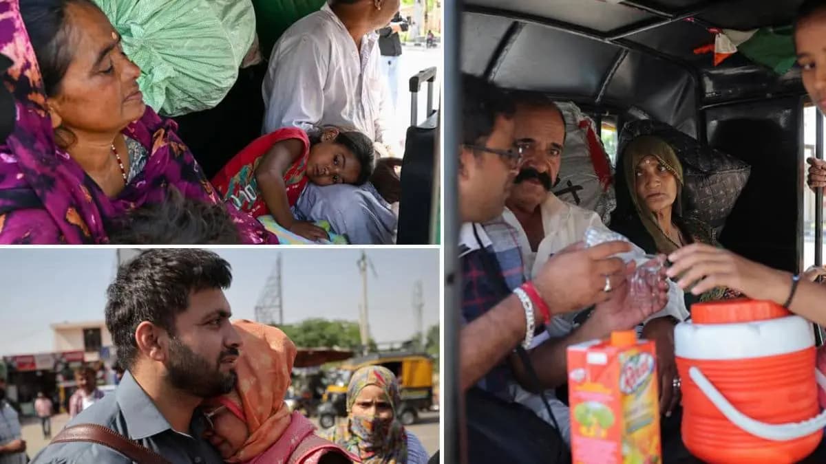 Pak citizens bid goodbye rush home through attari