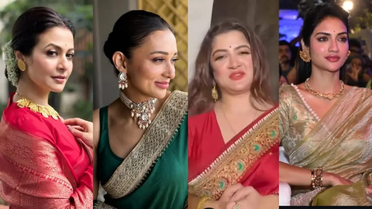 Koel Mallick to Mimi Chakroborty Srabanti Chatterjee s Sasthi look of Durga Puja 