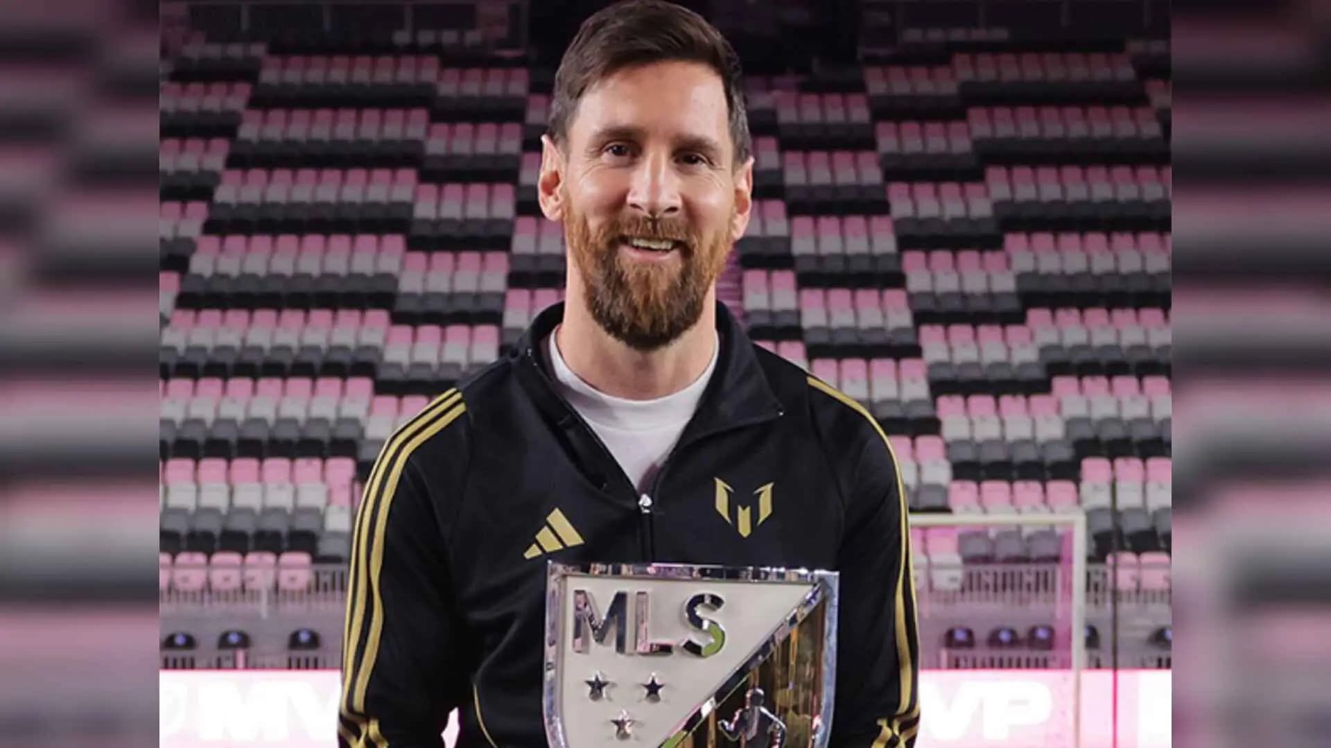 Lionel Messi wins MLS most valuable player award after record breaking season with inter Miami spt 