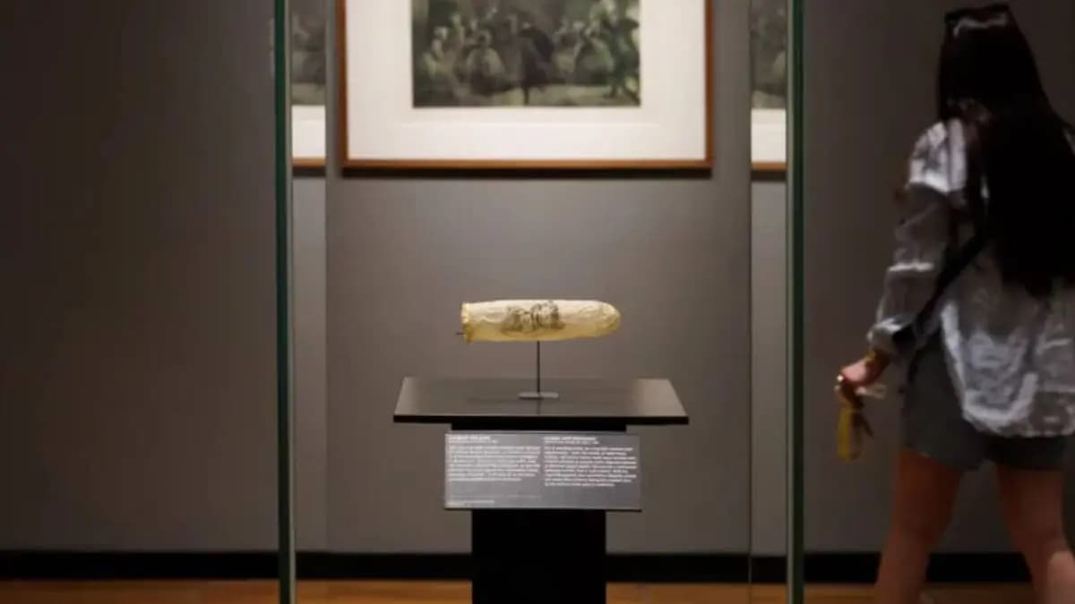  200 years old condom being ehibited at Amsterdam museum