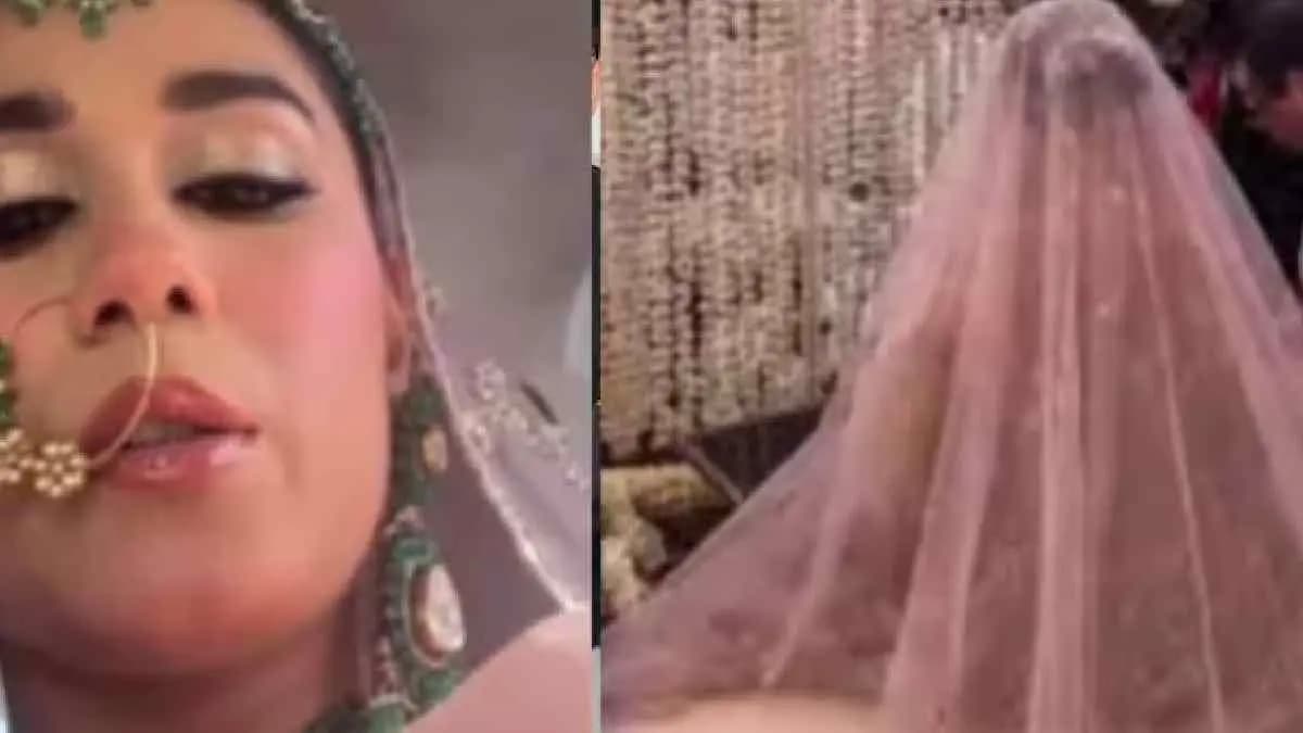 Indian girl watches Pakistani friend's wedding on video call
