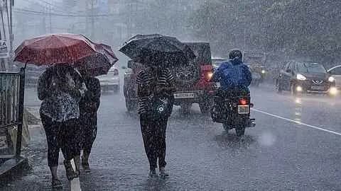 IMD Weather Forecast Lightning Heavy Rainfall Gusty Wind Warning Across India