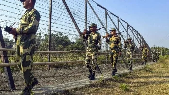 BSF is alert about the situation in Bangladesh. Strict surveillance is going on at the border