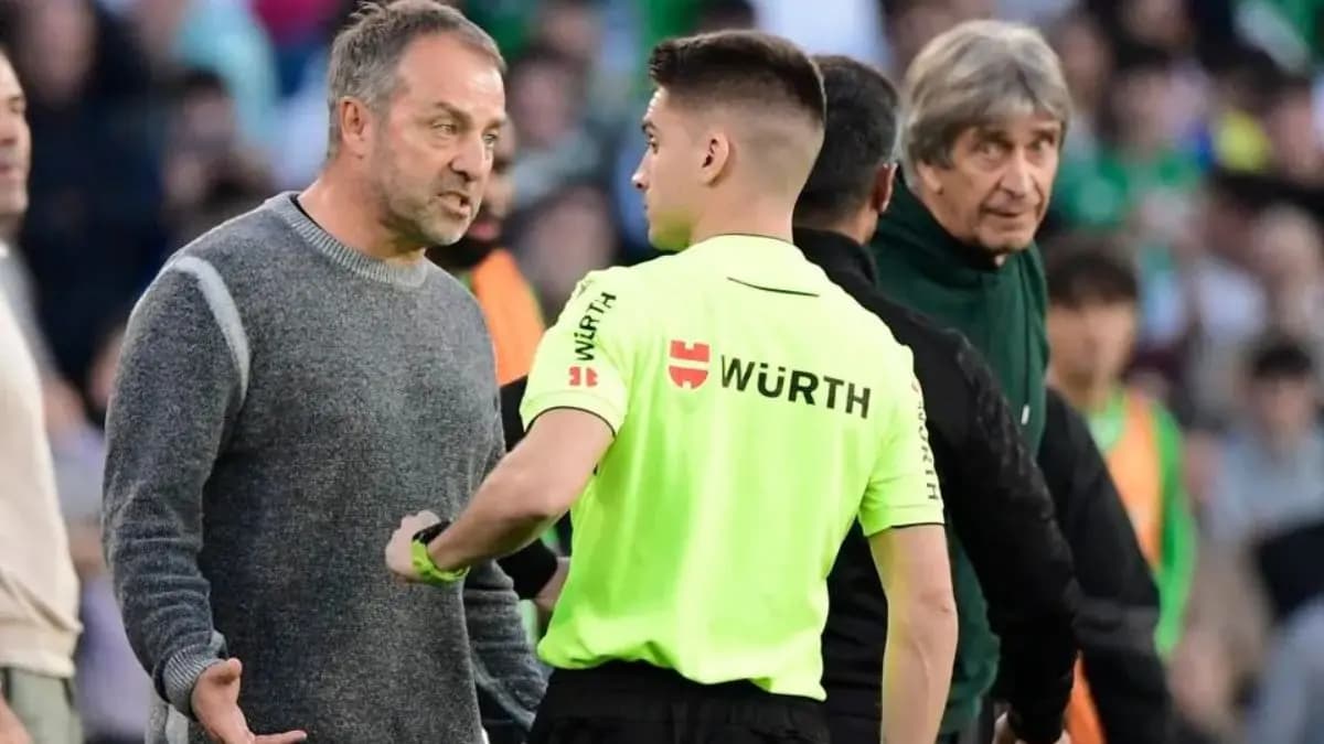 Barcelona  head coach Hansi Flick has been given a two game touchline ban spt 
