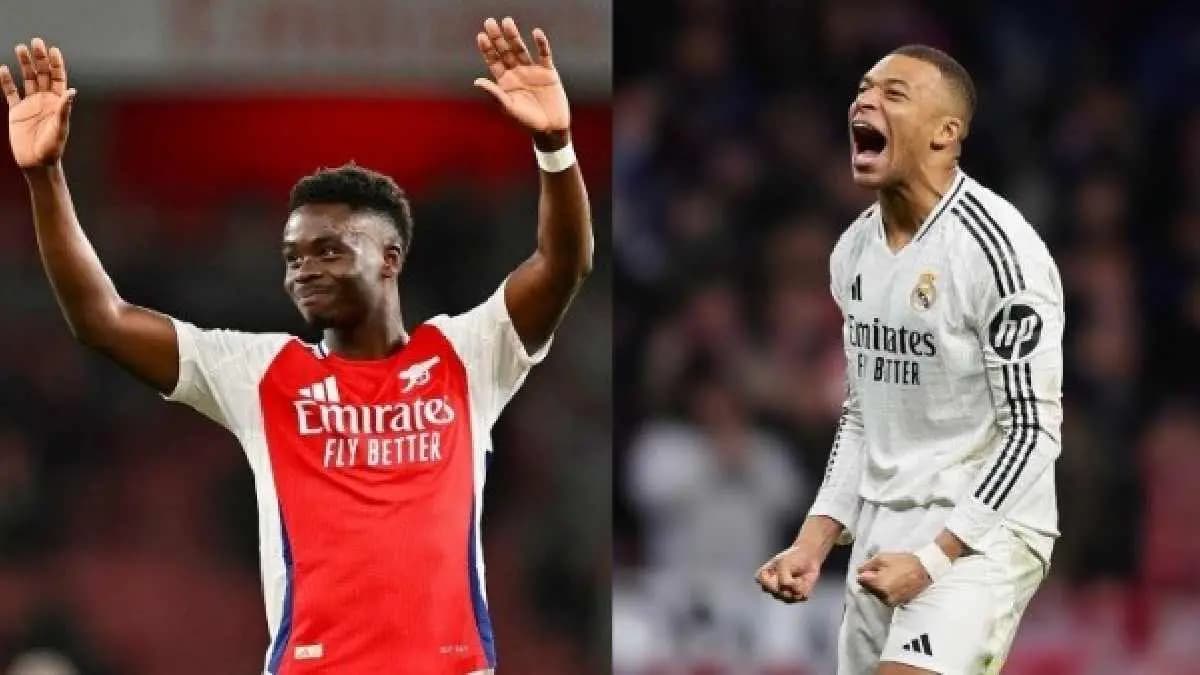 UCL Champions League 2025 Quarterfinals Leg one Defending Champions Real Madrid Will Take on Arsenal