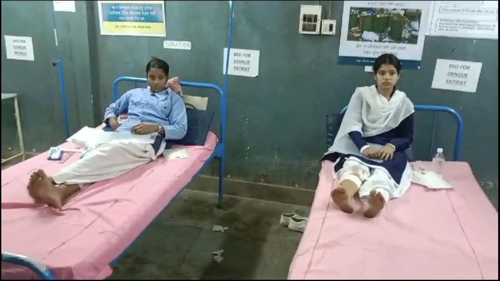 Two student injured in accident in ashokanagar gnr 