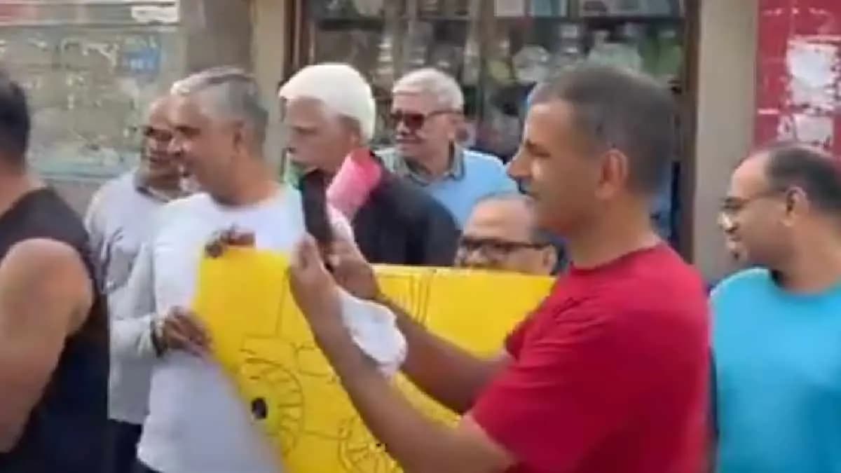 Bengaluru residents are expressing their frustration  viral video