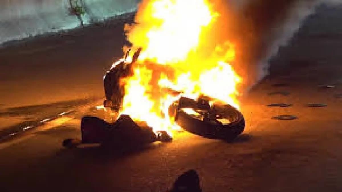 Fear of a massive fire at a petrol pump