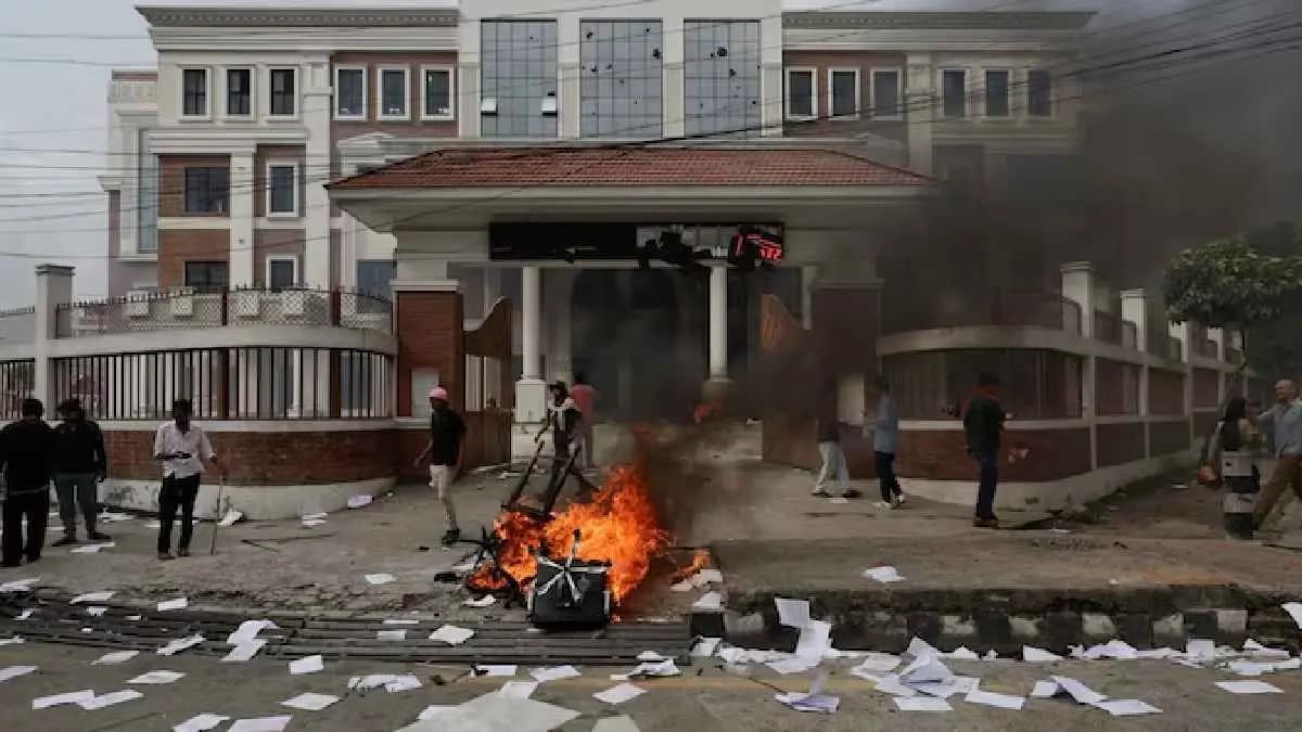 Former Nepal PM wife dies of burn after protesters set house fire
