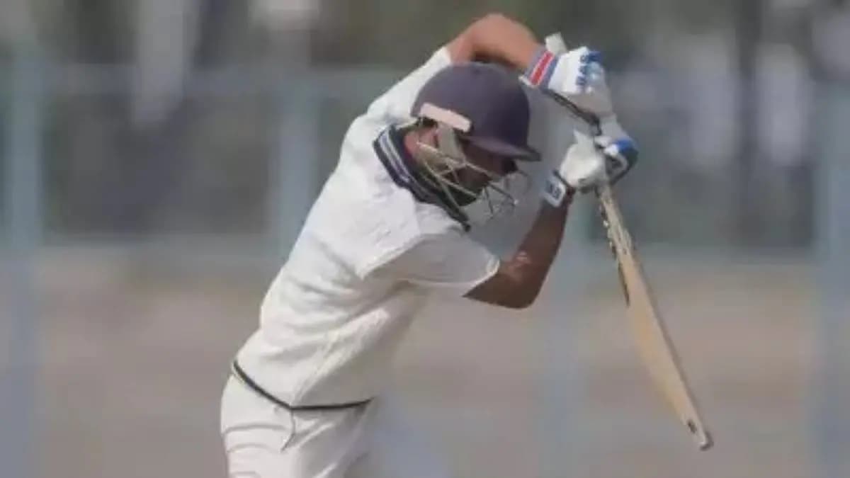 Yashvardhan Dalal of Haryana achieved a remarkable feat in CK Naydu trophy spt