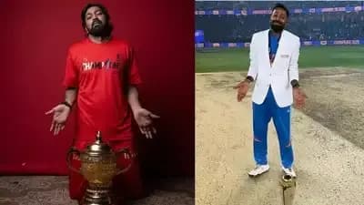 Krunal Pandya mimics brother Hardik Pandyas trophy celebration 