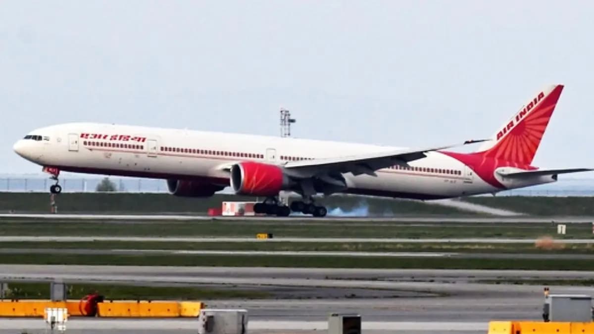 Air India Boeing Dreamliner after mid-air technical issue  Air India flight returns to Hong Kong sources said