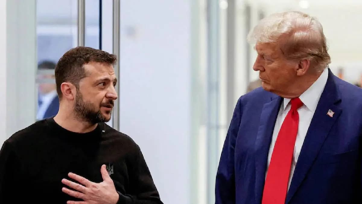 us president donald trump blames ukrainian president zelensky for war with russia