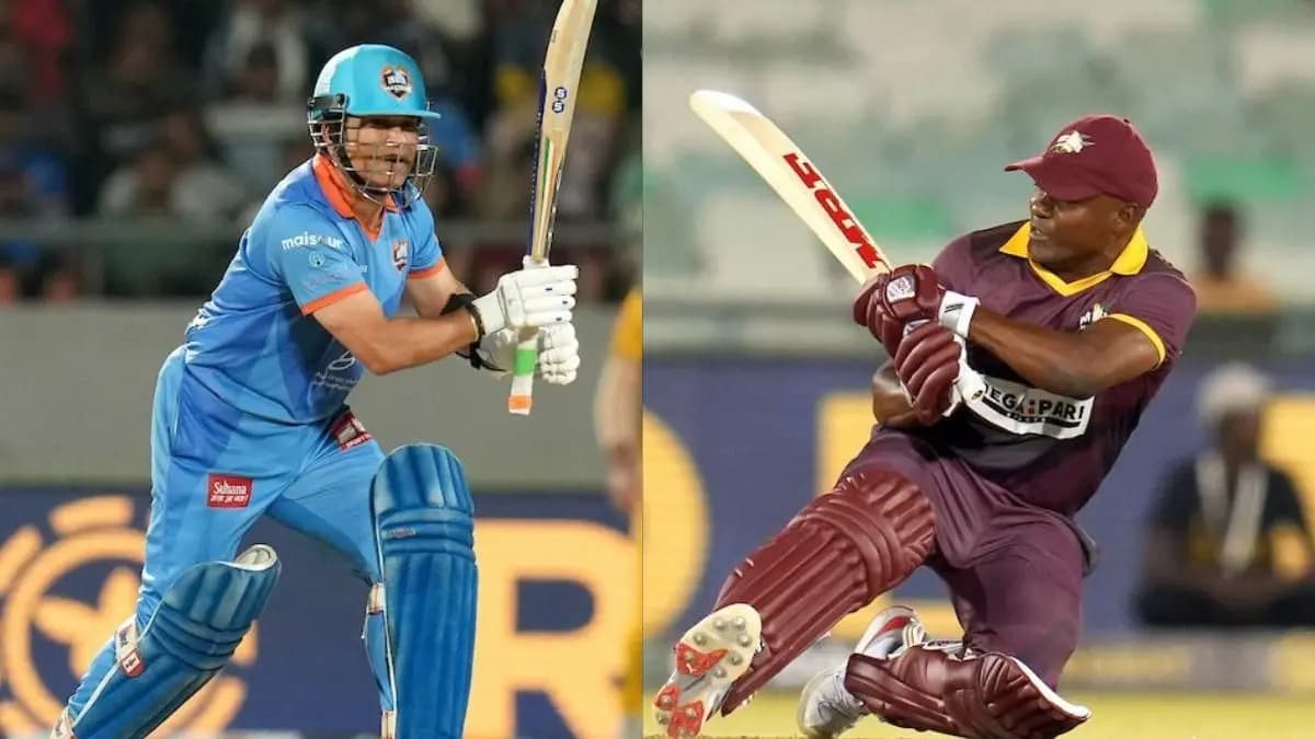 Sachin Tendulkars India Masters will face Brian Laras West Indies Masters in the final of the International Masters League spt