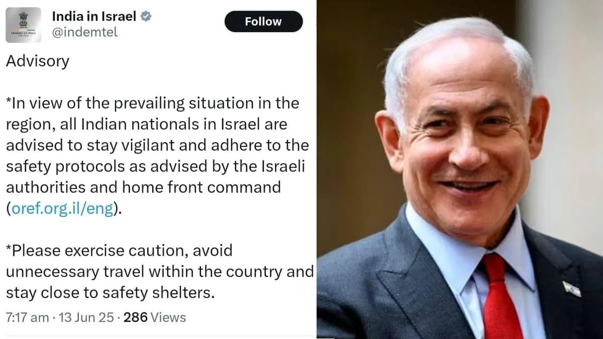 Israel Iran Update Embassy of India in Israel Advisory for  all Indian nationals in Israel