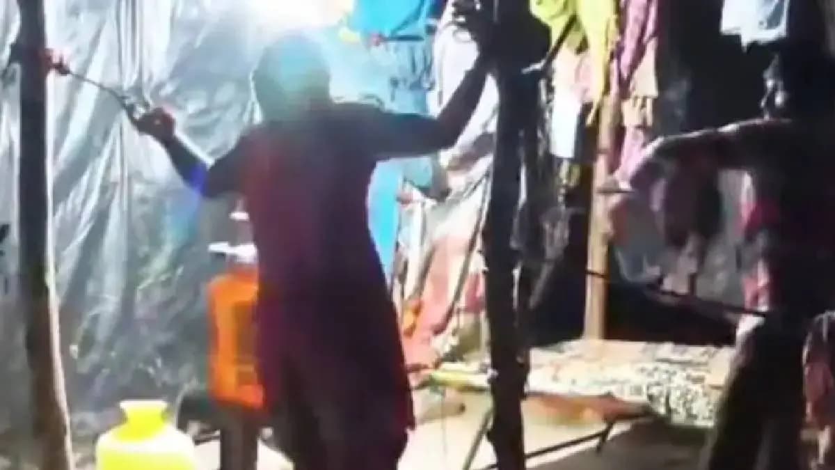 Andhra Woman Assaulted By Husband With Belt