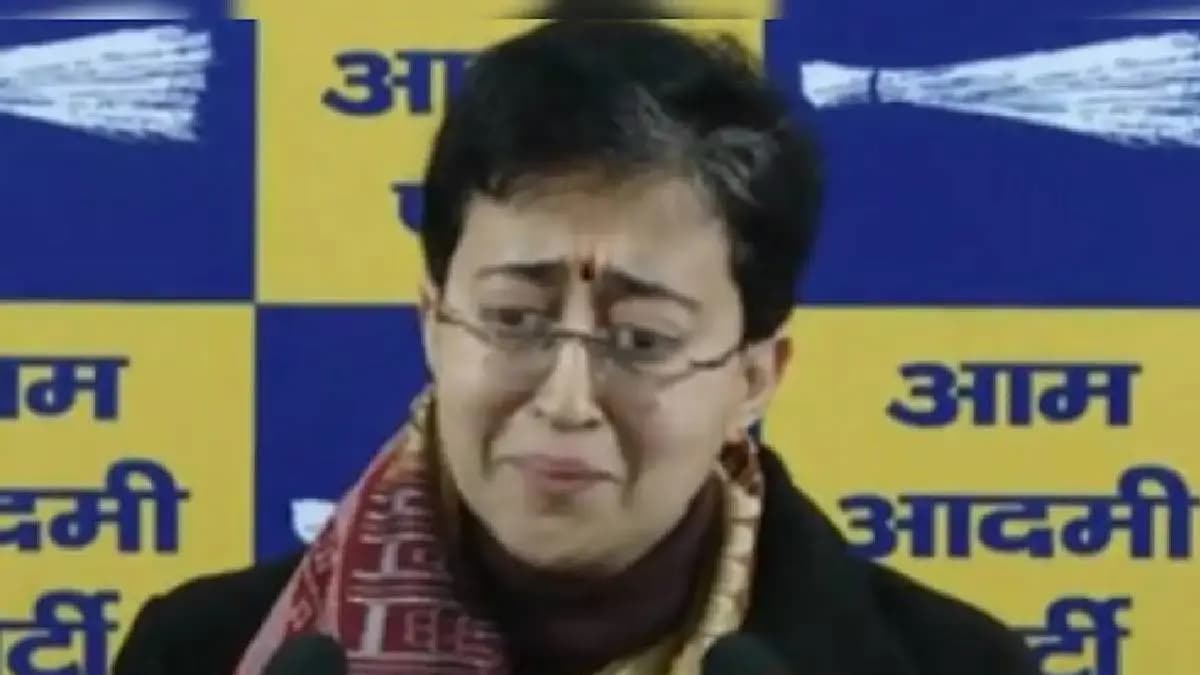 Delhi CM Atishi Breaks Down Over BJP Leader Ramesh Bidhuris remarks