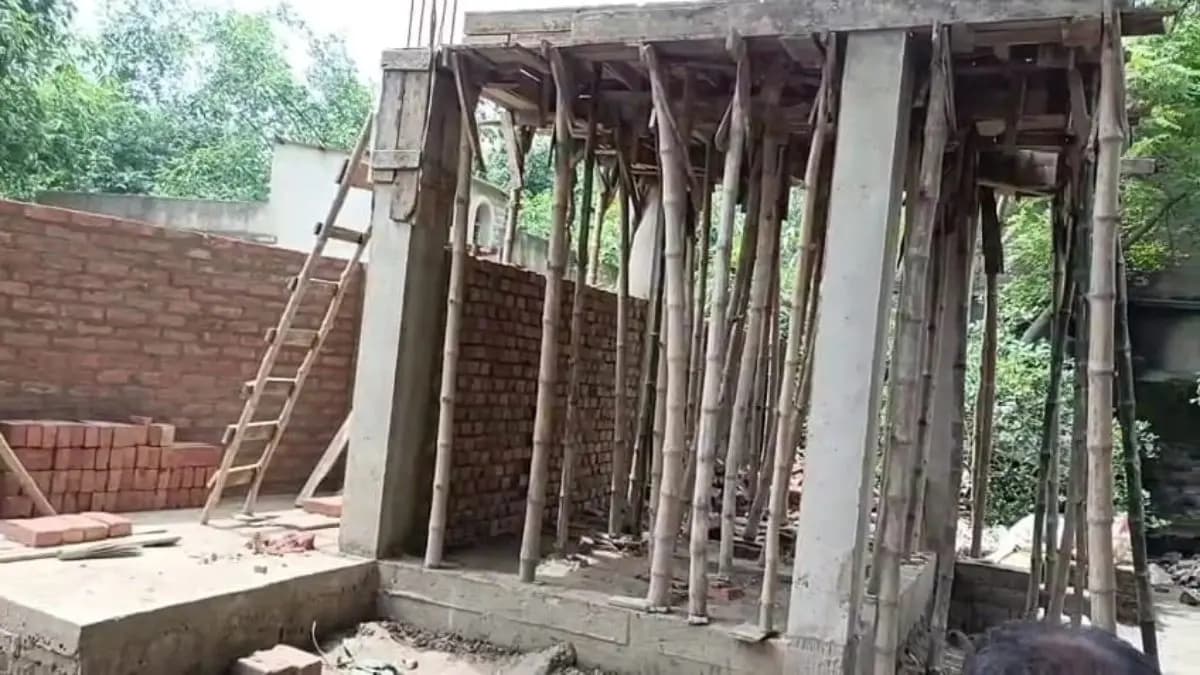 Panchayat Pradhan constructed government sponsored public toilet at her residence