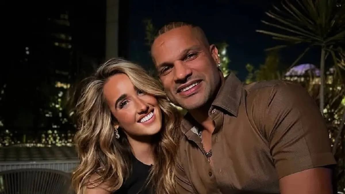 Shikhar Dhawan confirms relationship with girlfriend Sophie Shine in Insta post