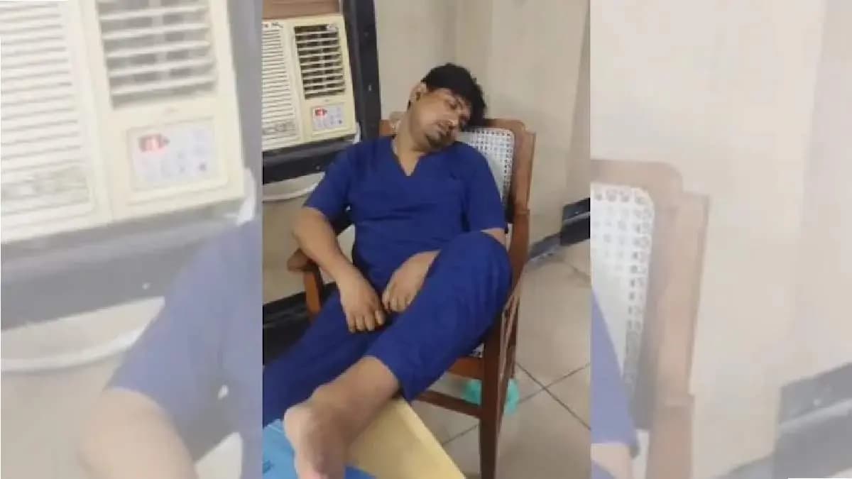Doctor Fast Asleep In Front Of AC as Patient Bleeds To Death