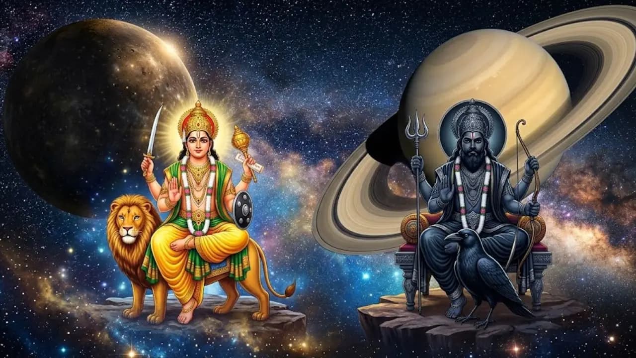 budh shani yuti
