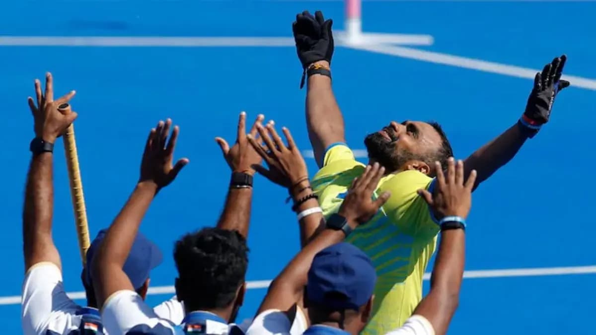 Former Indian hockey goalkeeper PR Sreejesh awarded the Padma Bhushan while R Ashwin was conferred with the Padma Shri spt 