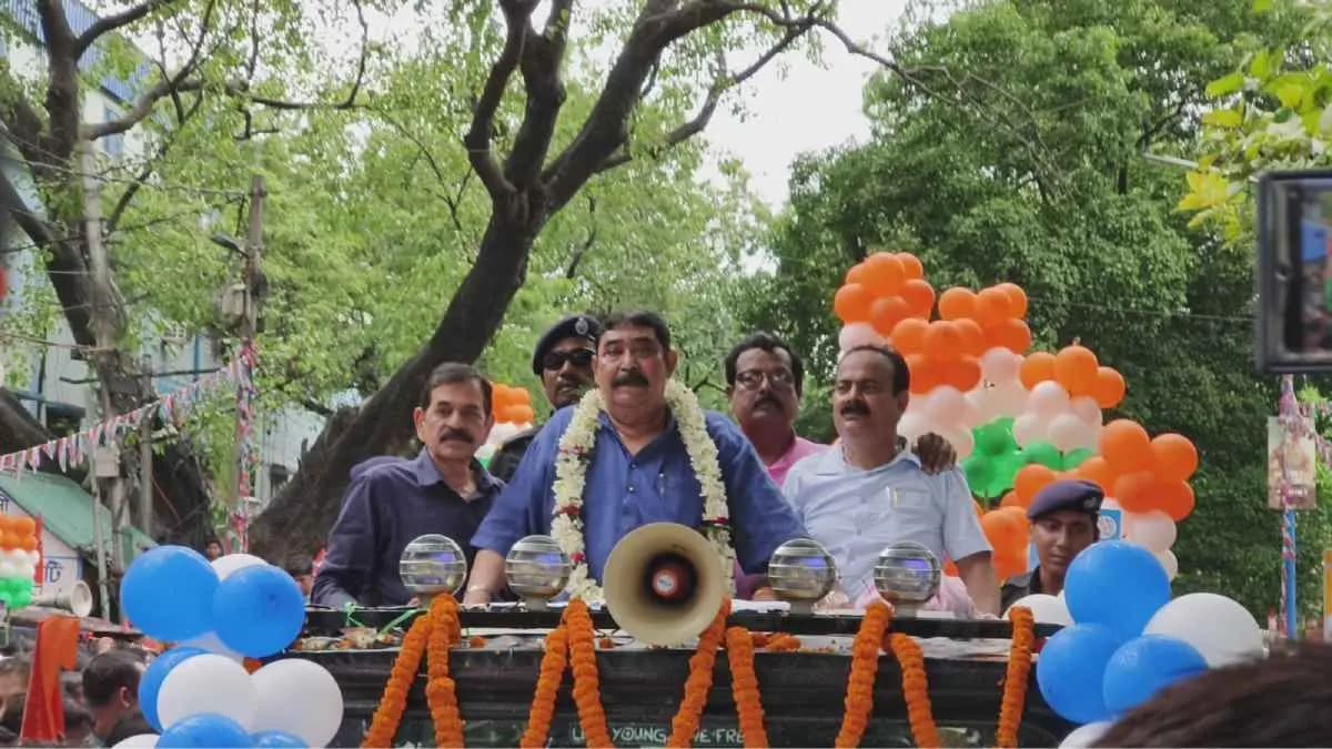 Anubrata Mondal road show in birbhum
