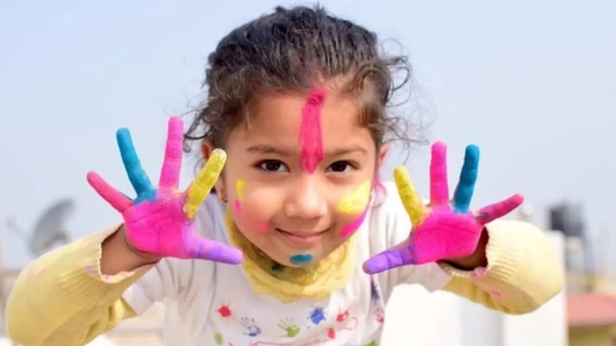 Holi 2025 How to take care of your child s health and safety during holi celebration