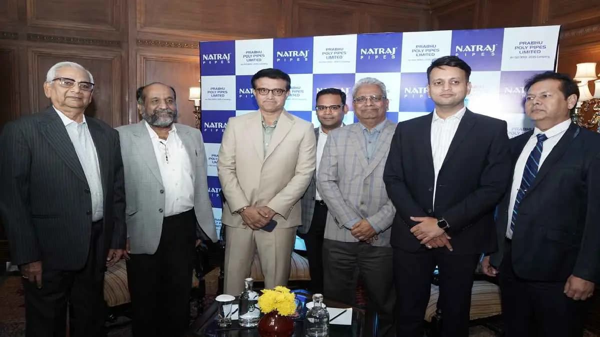 Nataraj pipes Brand Family welcomes Sourav Ganguly 