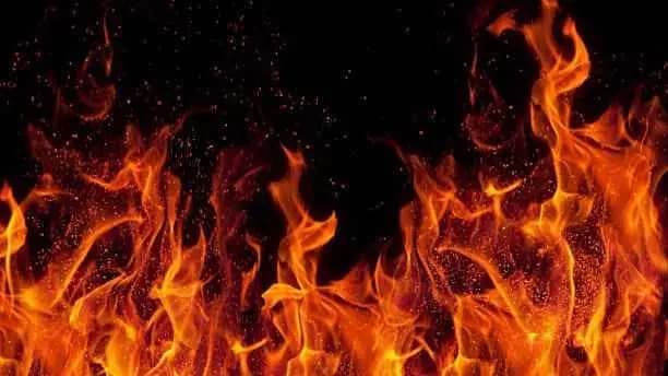 Fire at the treasury Building of North 24 Pargana