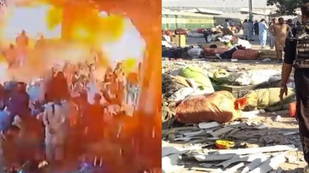 Blast Rocks Railway Station In Pakistan gnr